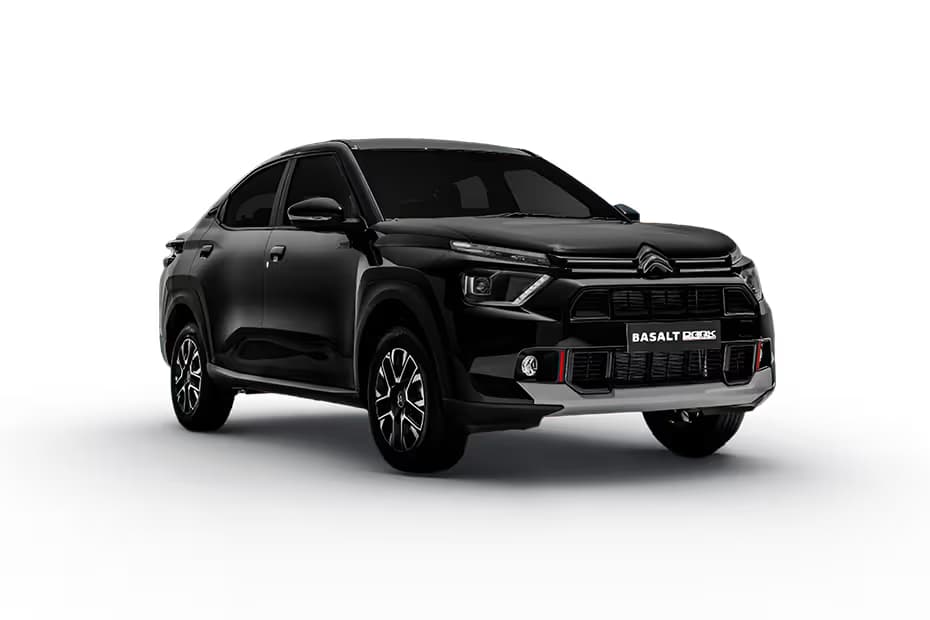 Citroen Basalt You Coupe Petrol car front three-quarter view India 2026 price mileage safety specs side by side car comparison vs Tata Curvv AiCarAdvisor