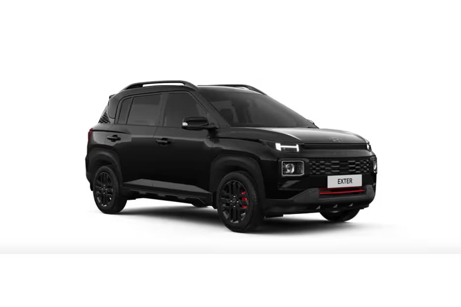 Hyundai Exter HX3 AMT SUV Petrol car front three-quarter view India 2026 price mileage safety specs side by side car comparison vs Tata Punch AiCarAdvisor