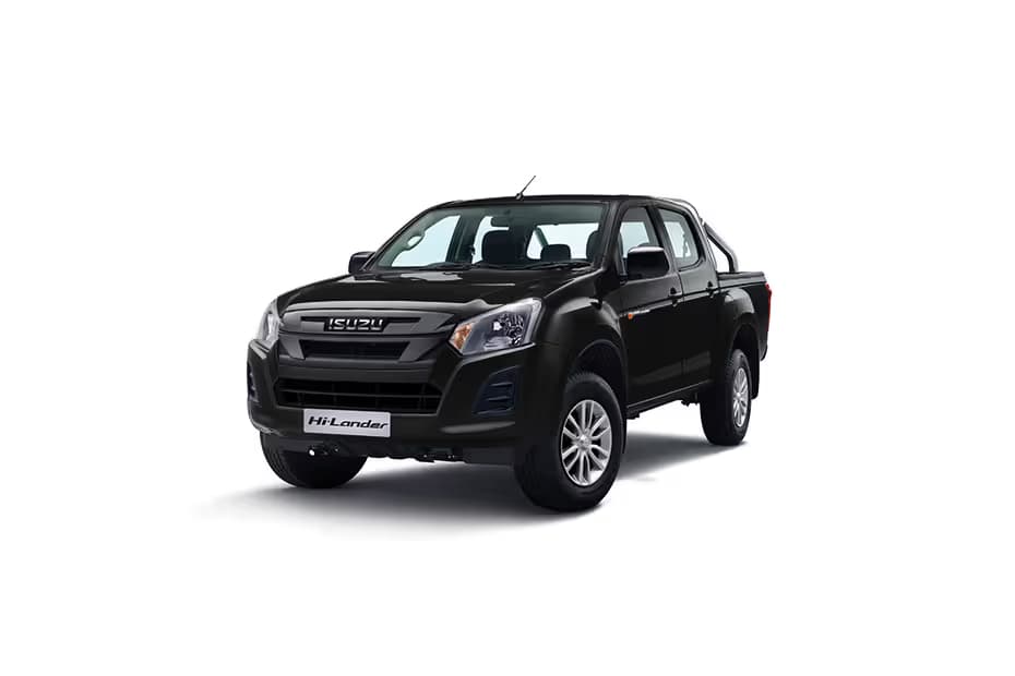 Isuzu Hi-Lander 4x2 MT SUV Diesel car front three-quarter view India 2026 price mileage safety specs side by side car comparison vs Isuzu V-Cross AiCarAdvisor