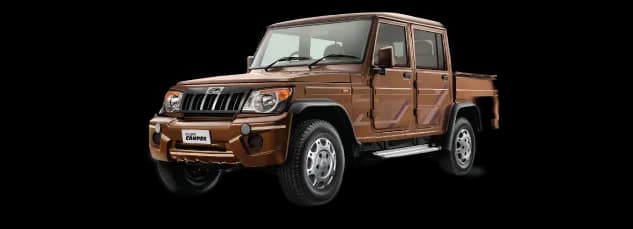 Mahindra Bolero Camper 2WD Non AC Other Diesel car front three-quarter view India 2026 price mileage safety specs side by side car comparison vs Tata Yodha Pickup AiCarAdvisor