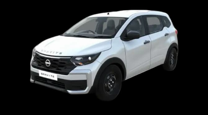 Nissan Gravite Visia MUV CNG car front three-quarter view India 2026 price mileage safety specs side by side car comparison vs Nissan Magnite AiCarAdvisor