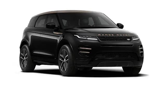 Land Rover Range Rover Evoque Autobiography SUV Petrol car front three-quarter view India 2026 price mileage safety specs side by side car comparison vs Land Rover Range Rover AiCarAdvisor