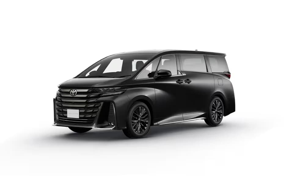 Toyota Vellfire Hi MUV Petrol car front three-quarter view India 2026 price mileage safety specs side by side car comparison vs BMW X7 AiCarAdvisor
